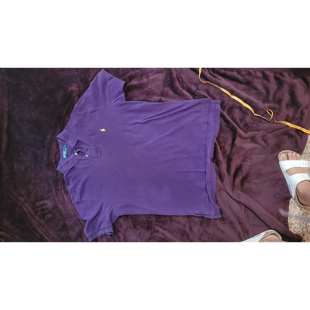 Polo ralph lauren purple and yellow‎
